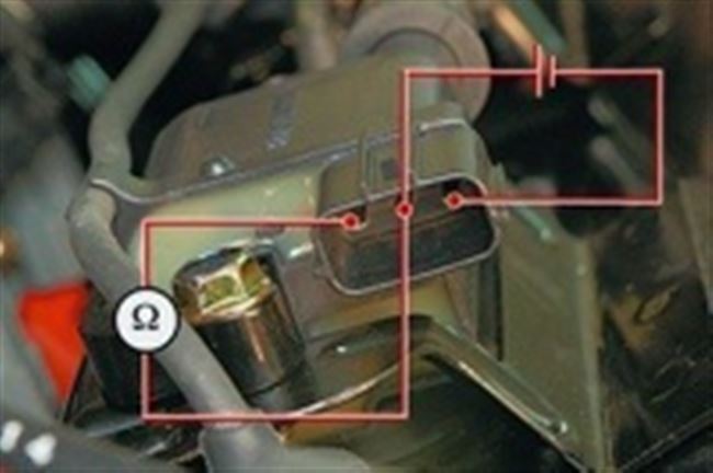 Диагностика катушки зажигания для двигателя F14D3 (с высоковольтной проводкой)
